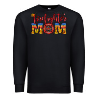 Black firefighter mom Premium Sweatshirt - HRA Design Shop