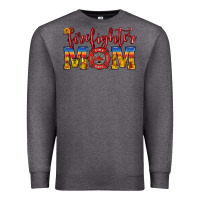 Charcoal Heather firefighter mom Premium Sweatshirt - HRA Design Shop