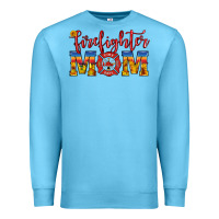 Ocean Blue firefighter mom Premium Sweatshirt - HRA Design Shop
