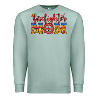 Seafoam firefighter mom Premium Sweatshirt - HRA Design Shop