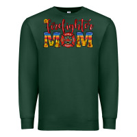 Sports Green firefighter mom Premium Sweatshirt - HRA Design Shop