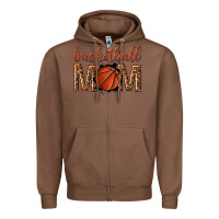 Chestnut basketball mom Zipper Hoodie - texasbilliewilder