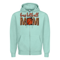 Seafoam basketball mom Zipper Hoodie - texasbilliewilder
