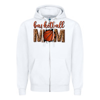 White basketball mom Zipper Hoodie - texasbilliewilder