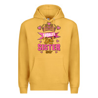 Mustard world's best sister ever Premium Hoodie - Jasminsmagicworld
