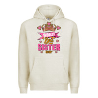 Oatmeal Heather world's best sister ever Premium Hoodie - Jasminsmagicworld