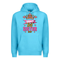 Ocean Blue world's best sister ever Premium Hoodie - Jasminsmagicworld