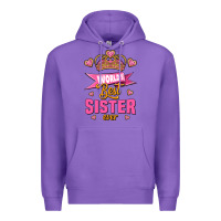 Purple world's best sister ever Premium Hoodie - Jasminsmagicworld