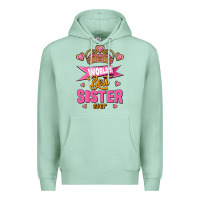 Seafoam world's best sister ever Premium Hoodie - Jasminsmagicworld