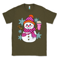 Army Green bougie snowman Classic Tee - Zillion Design Studio