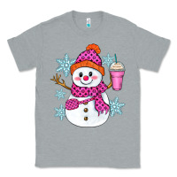 Heather Grey bougie snowman Classic Tee - Zillion Design Studio