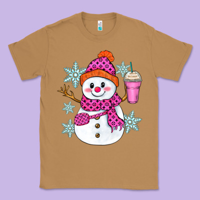 Classic Tee bougie snowman