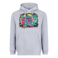 Heather Grey summer vibes Heavyweight Hoodie - SublimationCraftShop