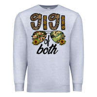Heather Grey gigi of both Premium Sweatshirt - CowhideDigitalArt