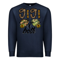 Navy gigi of both Premium Sweatshirt - CowhideDigitalArt