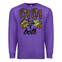 Purple gigi of both Premium Sweatshirt - CowhideDigitalArt
