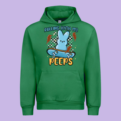 Skateboard Bunny Urban Hoodie Designed By Maliassmallbusiness