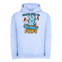 Pigment Grape Ice skateboard bunny Urban Hoodie - MaliasSmallBusiness