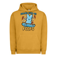 Pigment Peanut Butter skateboard bunny Urban Hoodie - MaliasSmallBusiness