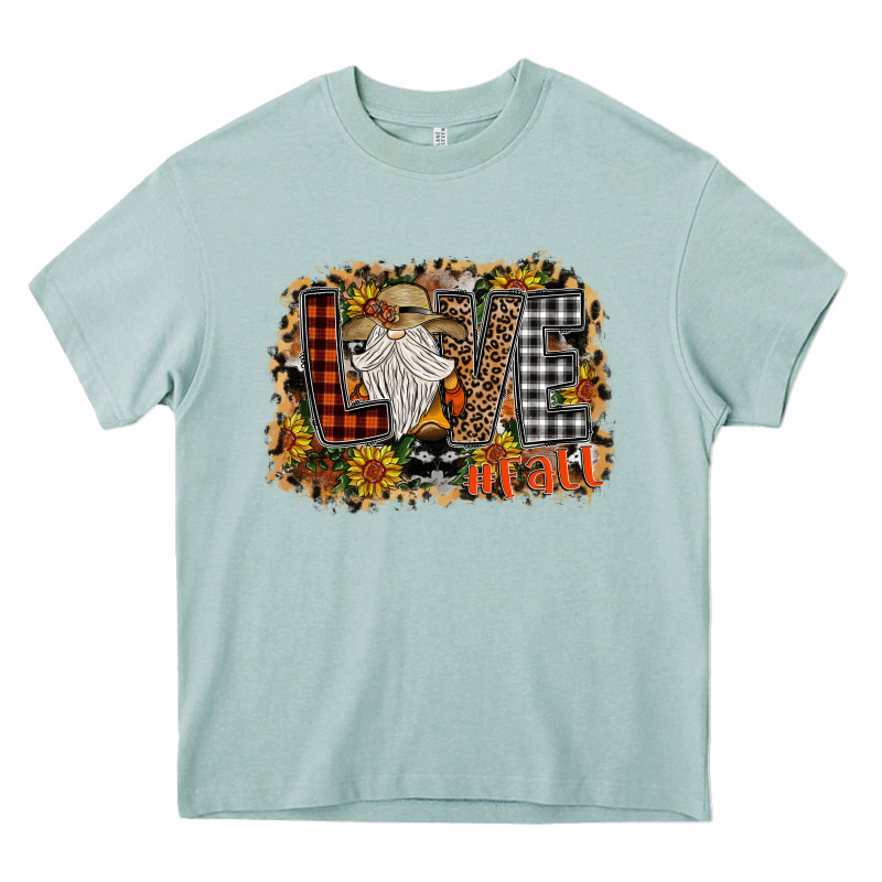 Love Fall Heavy Core Tee by CowhideDigitalArt | Teevron