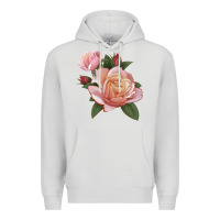 Dove Grey State Of Grace Rose Premium Hoodie - LillyAllenDesigns