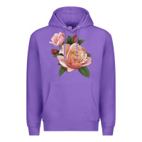 Purple State Of Grace Rose Premium Hoodie - LillyAllenDesigns