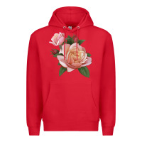 Red State Of Grace Rose Premium Hoodie - LillyAllenDesigns