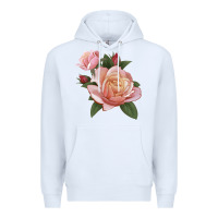 White State Of Grace Rose Premium Hoodie - LillyAllenDesigns