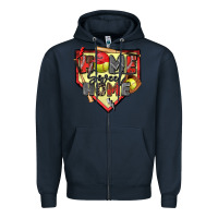 Navy home sweet home softball Zipper Hoodie - Zillion Design Studio