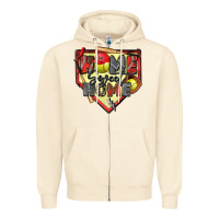Sandshell home sweet home softball Zipper Hoodie - Zillion Design Studio