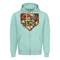 Seafoam home sweet home softball Zipper Hoodie - Zillion Design Studio