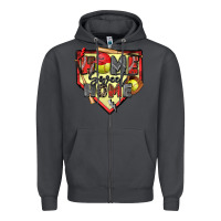 Smoke home sweet home softball Zipper Hoodie - Zillion Design Studio