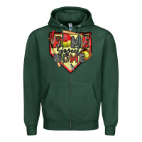 Sports Green home sweet home softball Zipper Hoodie - Zillion Design Studio