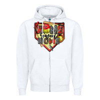 White home sweet home softball Zipper Hoodie - Zillion Design Studio