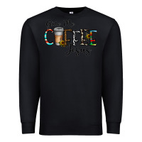 Black give me coffee jesus Premium Sweatshirt - CowhideDigitalArt