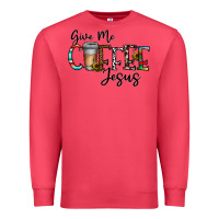 Cardinal give me coffee jesus Premium Sweatshirt - CowhideDigitalArt
