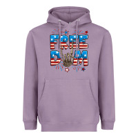 Lavender Freedom rock hand Heavyweight Hoodie - Neo Western