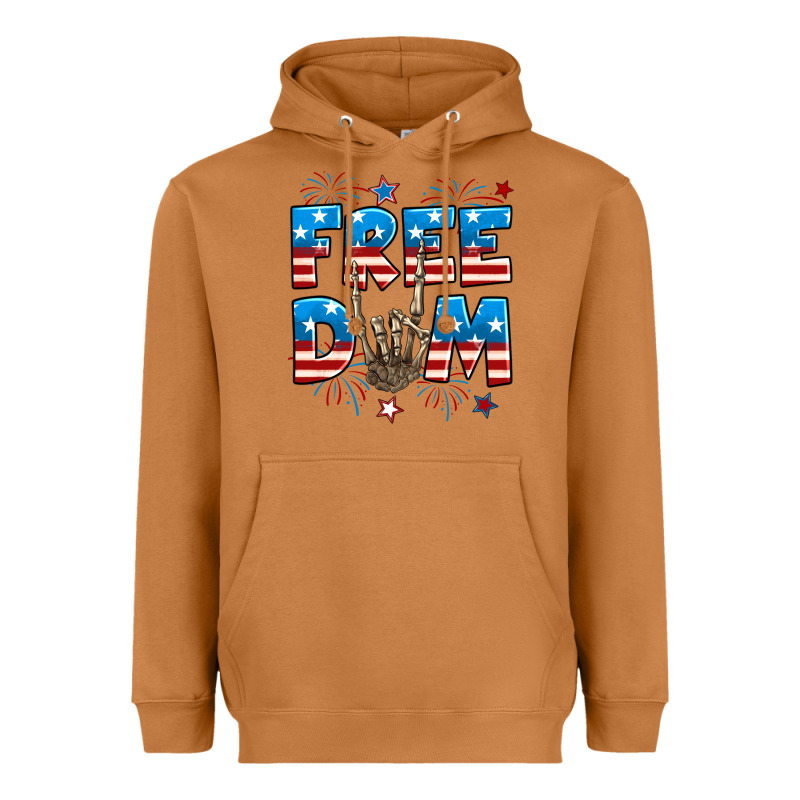 Freedom Rock Hand Heavyweight Hoodie by Neo Western | Teevron