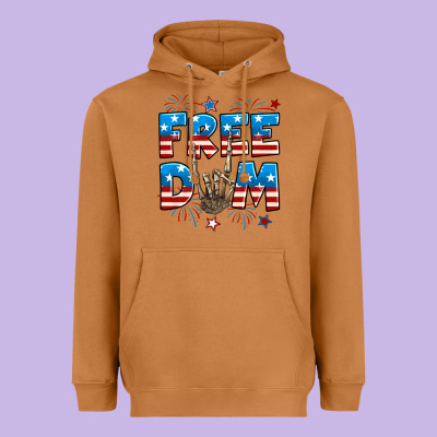 Freedom Rock Hand Heavyweight Hoodie Designed By Neo Western
