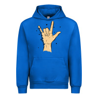 Cobalt love needs no words Urban Hoodie - MaliasSmallBusiness