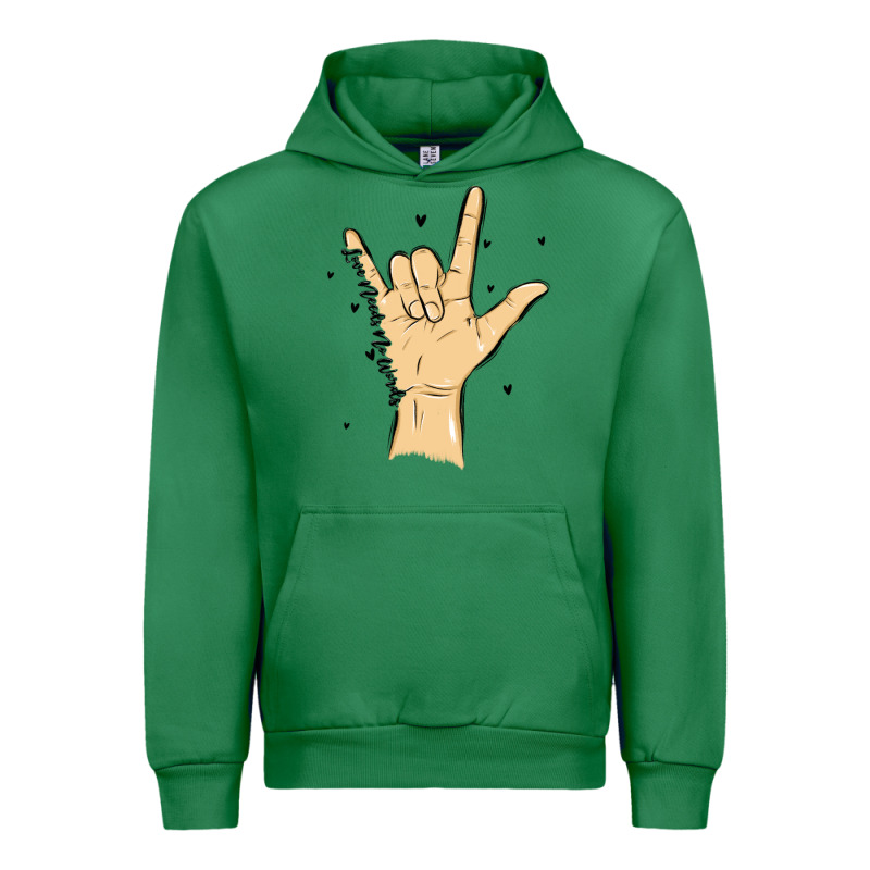 Love Needs No Words Urban Hoodie by MaliasSmallBusiness | Teevron