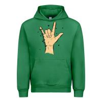 Emerald love needs no words Urban Hoodie - MaliasSmallBusiness