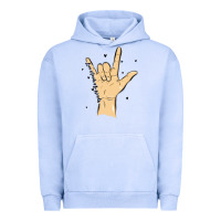 Pigment Grape Ice love needs no words Urban Hoodie - MaliasSmallBusiness
