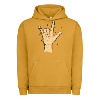 Pigment Peanut Butter love needs no words Urban Hoodie - MaliasSmallBusiness