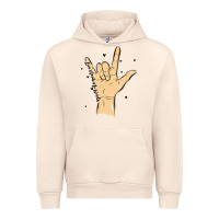 Sandshell love needs no words Urban Hoodie - MaliasSmallBusiness