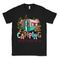 Black camping is my happy place Classic Tee - RanaPortraitStore