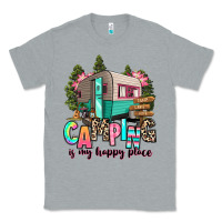 Heather Grey camping is my happy place Classic Tee - RanaPortraitStore