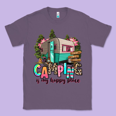 Classic Tee camping is my happy place