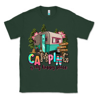 Sports Green camping is my happy place Classic Tee - RanaPortraitStore
