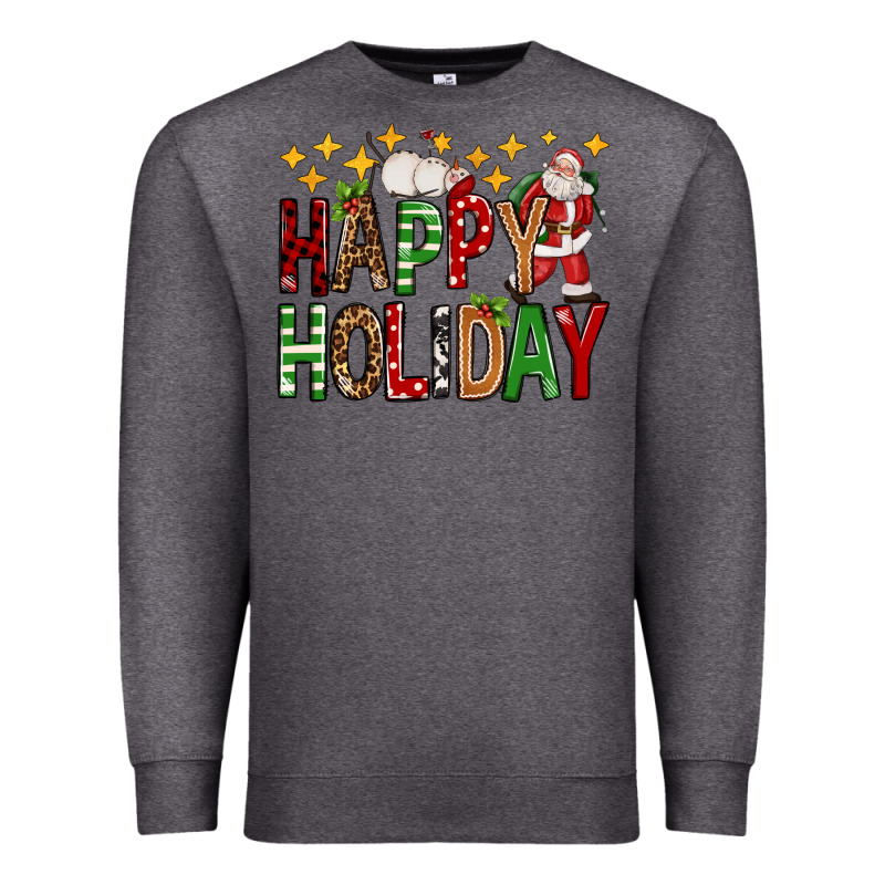 Happy Holiday Christmas Premium Sweatshirt by FaDigitalArtStudio | Teevron
